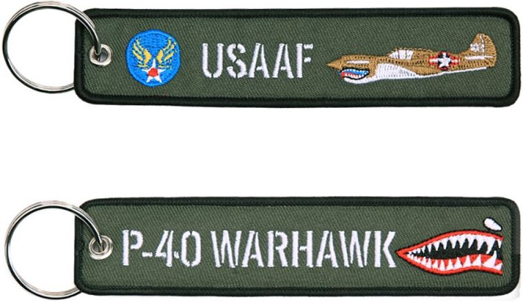 Kľúčenka P-40 Warhawk - zelená