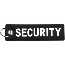PVC Kľúčenka Security - black