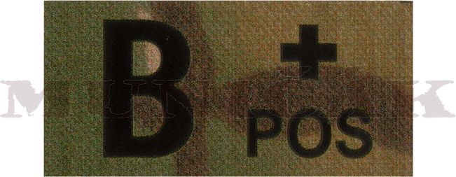 CLAW GEAR IR Nášivka/Patch B POS - multicam (27815)