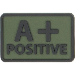 HELIKON 3D PVC Nášivka/Patch A POS (set 2ks) - olive green  (OD-BLP-RB-02 A/Rh+)