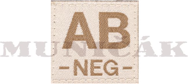 CLAW GEAR Textilná Nášivka/Patch AB NEG - desert (18438)