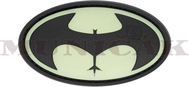 JTG 3D PVC Nášivka/Patch Buttman - fosfór