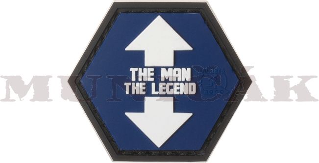 JTG 3D PVC Nášivka/Patch The Man The Legend