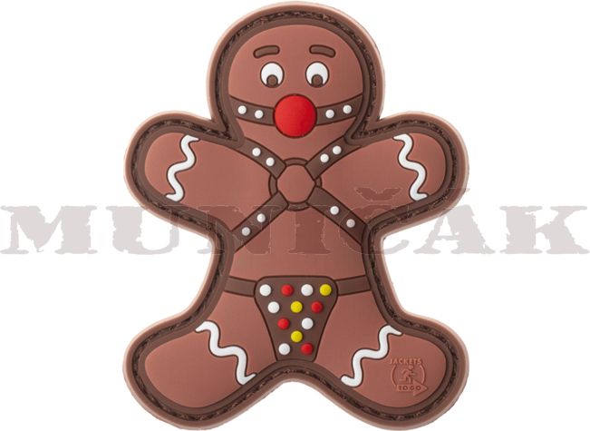 JTG 3D PVC Nášivka/Patch Gingerbread