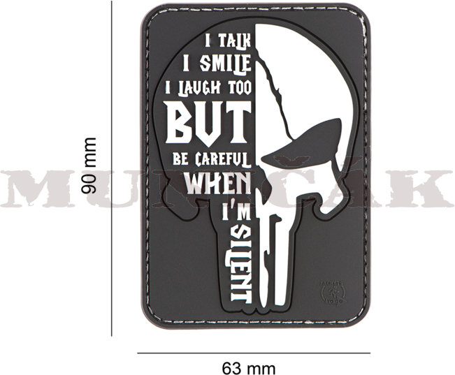 JTG 3D PVC Nášivka/Patch Silent Punisher