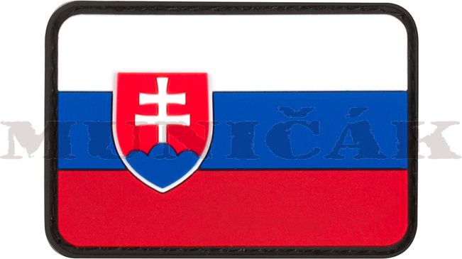 JTG 3D PVC Nášivka/Patch Slovakia Flag - farebná