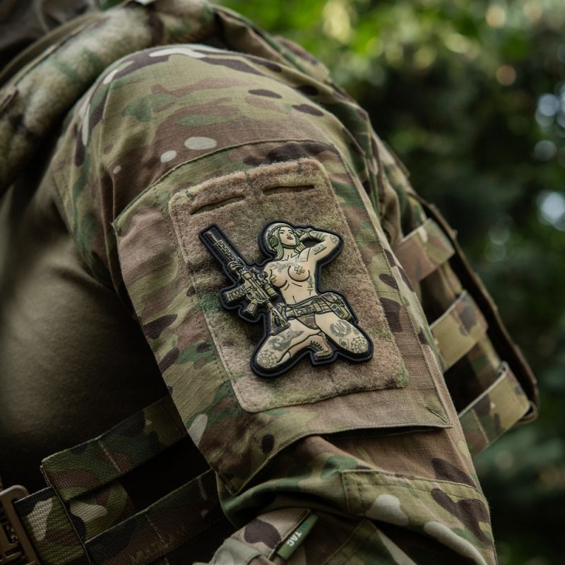 M-TAC 3D PVC Nášivka/Patch Tactical Girl No1 Trysub - color (51116105)