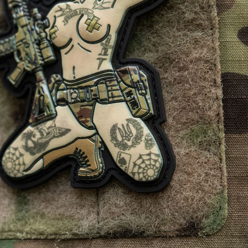 M-TAC 3D PVC Nášivka/Patch Tactical Girl No1 Trysub - color (51116105)