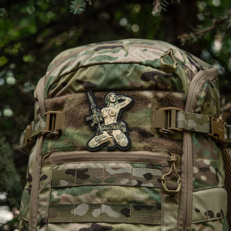 M-TAC 3D PVC Nášivka/Patch Tactical Girl No1 Trysub - color (51116105)