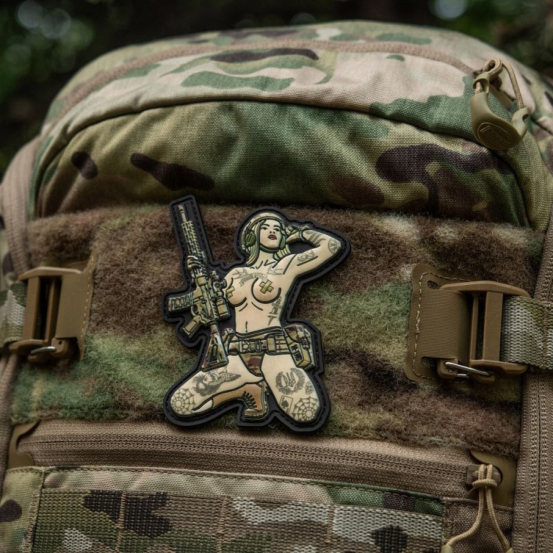 M-TAC 3D PVC Nášivka/Patch Tactical Girl No1 Trysub - color (51116105)