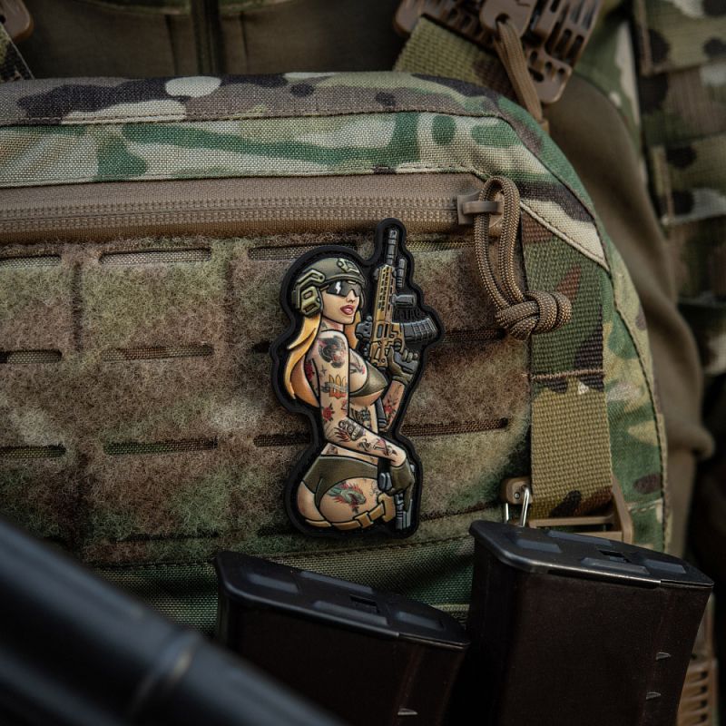 M-TAC 3D PVC Nášivka/Patch Tactical Girl No4 v.1 - color (51116214)