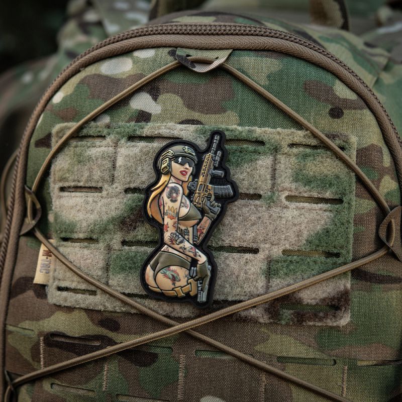 M-TAC 3D PVC Nášivka/Patch Tactical Girl No4 v.1 - color (51116214)