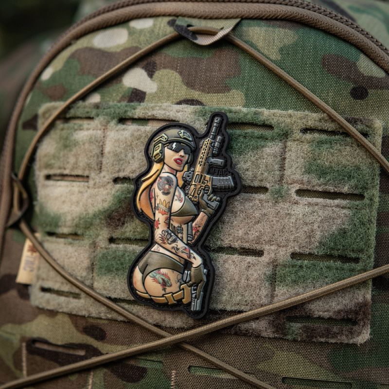 M-TAC 3D PVC Nášivka/Patch Tactical Girl No4 v.1 - color (51116214)