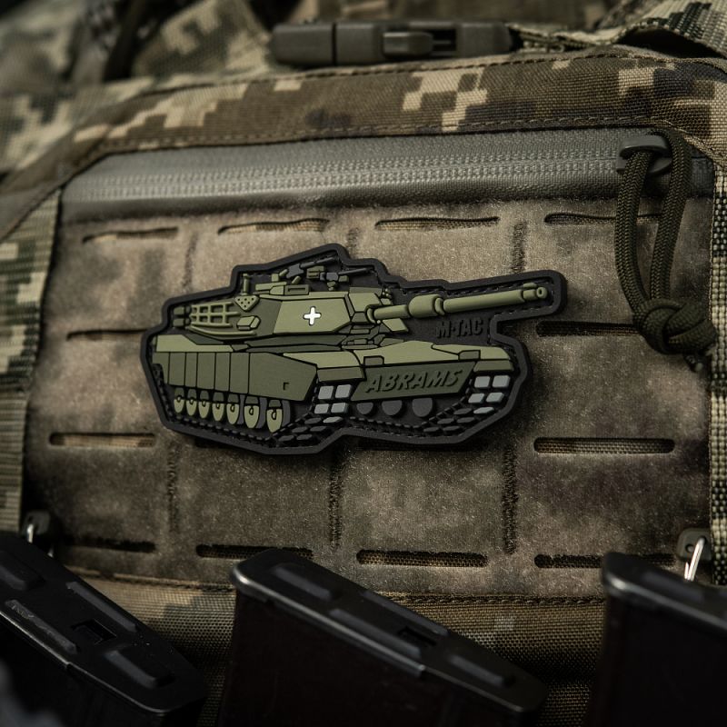 M-TAC 3D PVC Nášivka/Patch Abrams - olive (51348356)