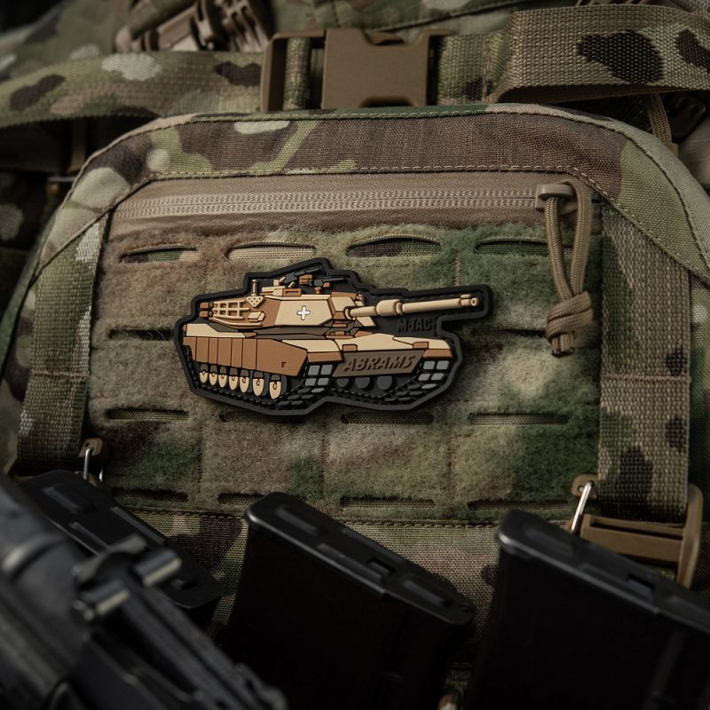 M-TAC 3D PVC Nášivka/Patch Abrams - coyote (51348357)