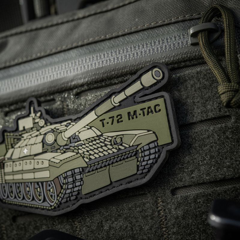 M-TAC 3D PVC Nášivka/Patch T-72 - green (51348359)