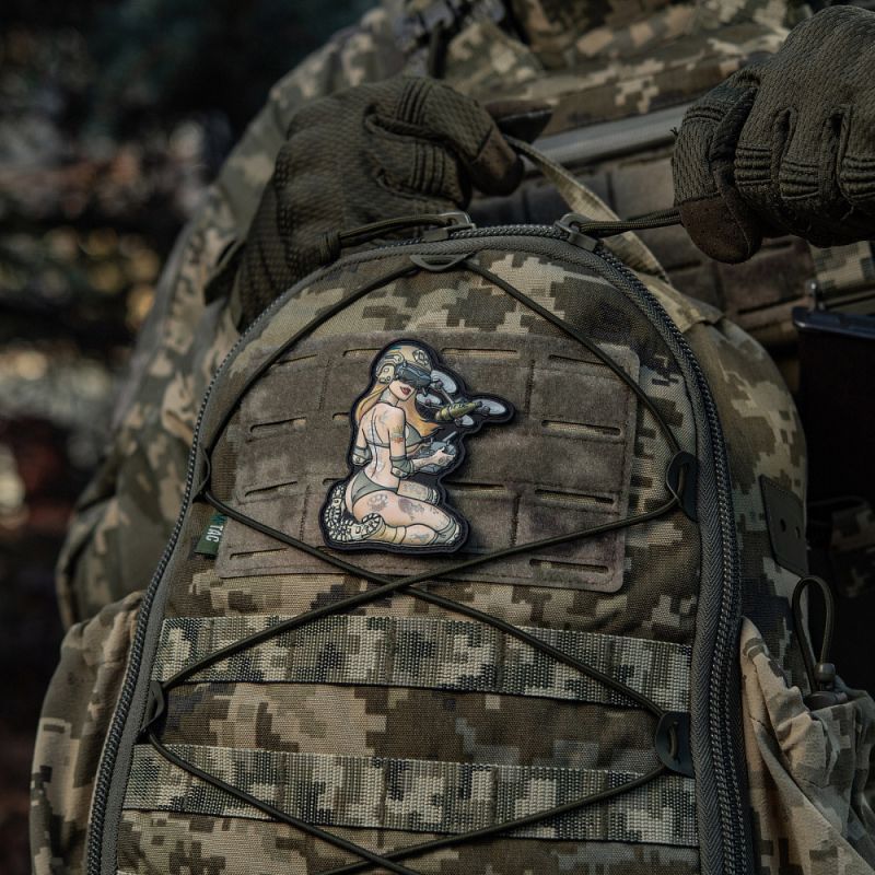 M-TAC 3D PVC Nášivka/Patch Tactical Girl No6 Hooligan 2 - color (51468001)