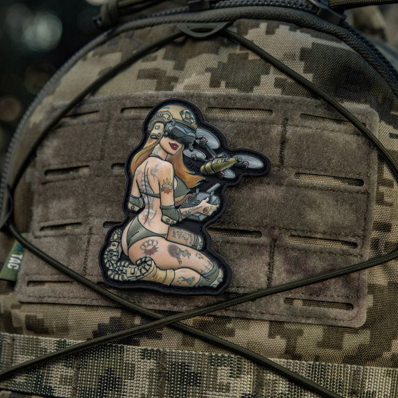 M-TAC 3D PVC Nášivka/Patch Tactical Girl No6 Hooligan 2 - color (51468001)