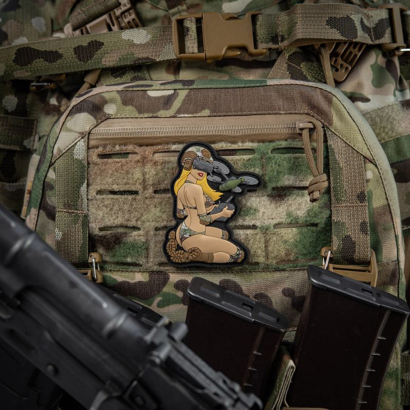 M-TAC 3D PVC Nášivka/Patch Tactical Girl No6 v.3 - color (51468005)
