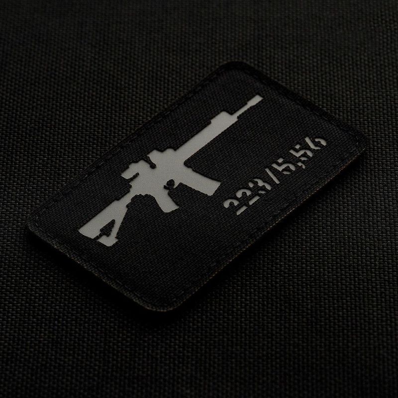 M-TAC Textilná Nášivka/Patch AR-15 223/5,56 Laser Cut - black (51111211)
