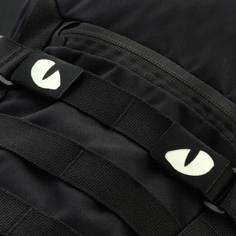 M-TAC Cordura Nášivka/Patch Tiger Eyes Laser Cut set - black / white (51140002)