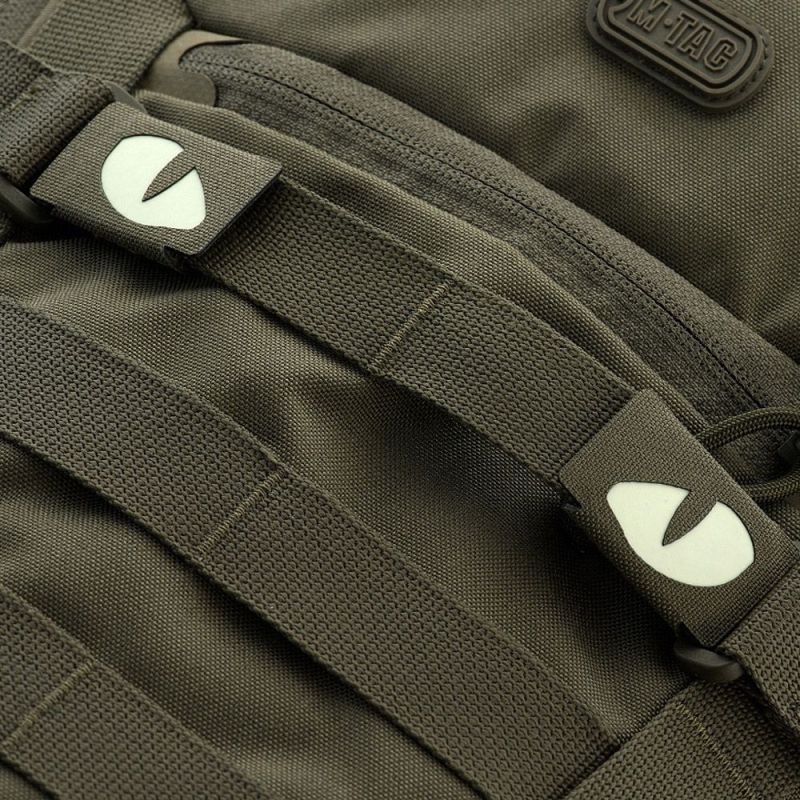 M-TAC Cordura Nášivka/Patch Tiger Eyes Laser Cut set - ranger green / white (51140023)
