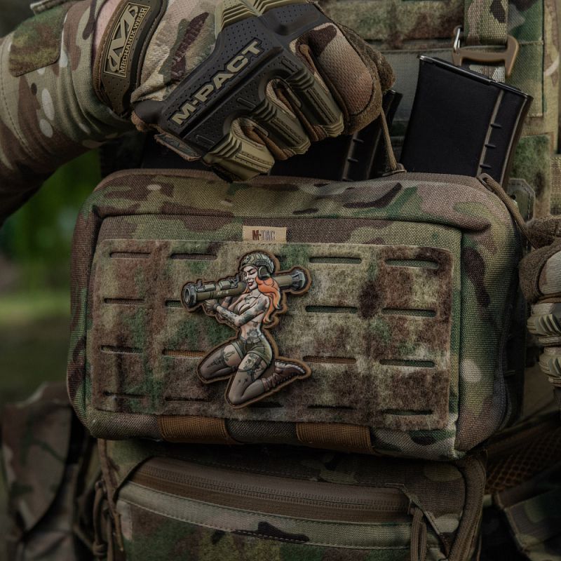 M-TAC 3D PVC Nášivka/Patch Tactical girl #10 Skandinavik - color (51519001)