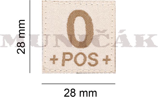 CLAW GEAR Textilná Nášivka/Patch 0 POS - desert (18431)