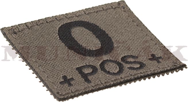 CLAW GEAR Textilná Nášivka/Patch 0 POS - RAL7013 (18439)