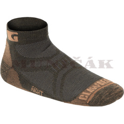 CLAW GEAR Ponožky Merino Low Cut - zelené (37205)