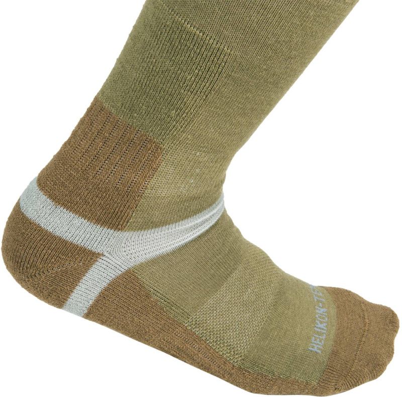 HELIKON Ponožky MERINO - olivové/coyote (SK-MSC-MW-0211A)