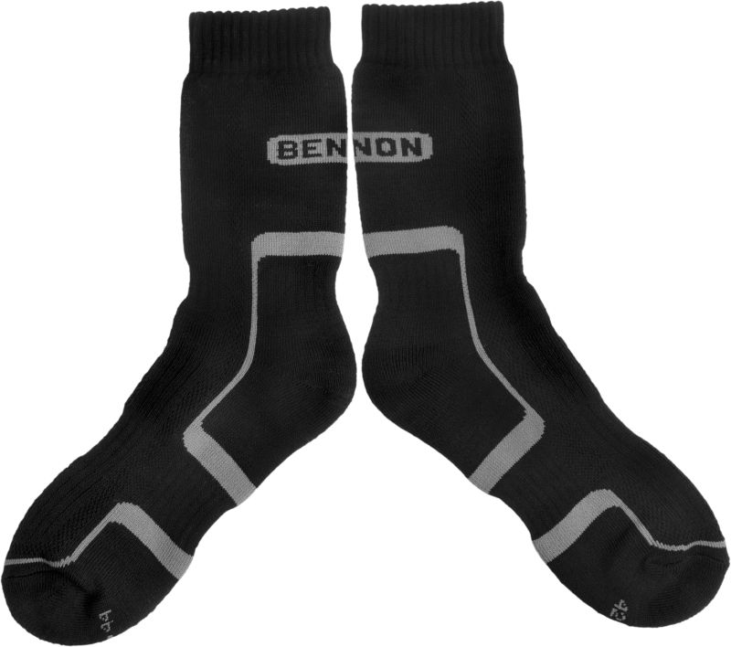 BENNON Ponožky TREK - čierne/šedé (D22001)