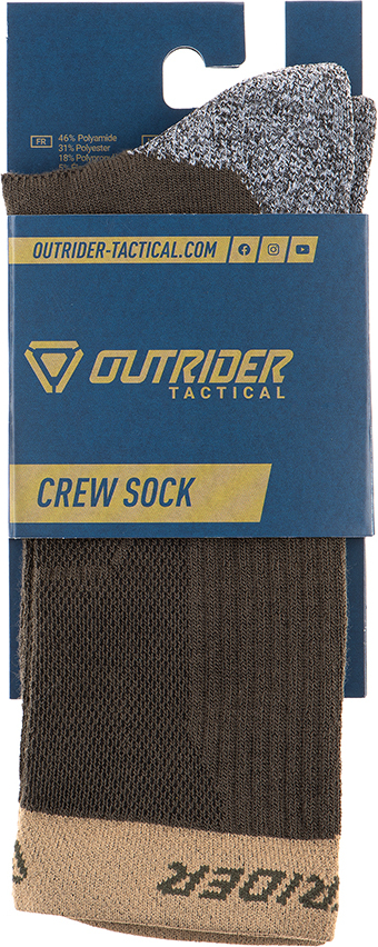 OUTRIDER TACTICAL Ponožky T.O.R.D. Crew - green (37173)