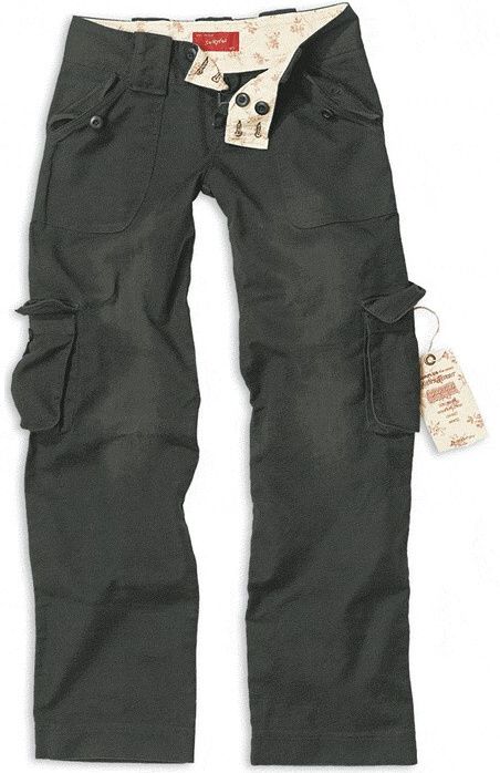 SURPLUS Dámske dlhé nohavice Vintage Ladies - čierne (33-3587-63)