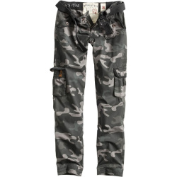 SURPLUS Dámske dlhé nohavice Premium Slimmy - black camo (33-3588-42)