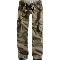 SURPLUS Dámske dlhé nohavice Premium Slimmy prané - woodland (33-3588-62)