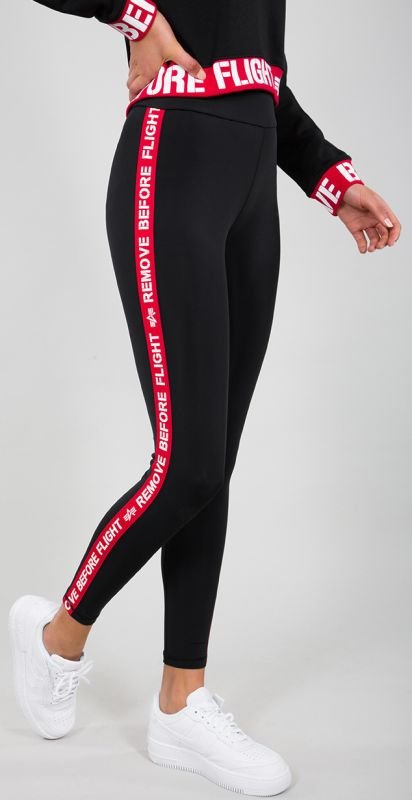 ALPHA INDUSTRIES Dámske legíny RBF Tape Leggings - čierne (126071/03)