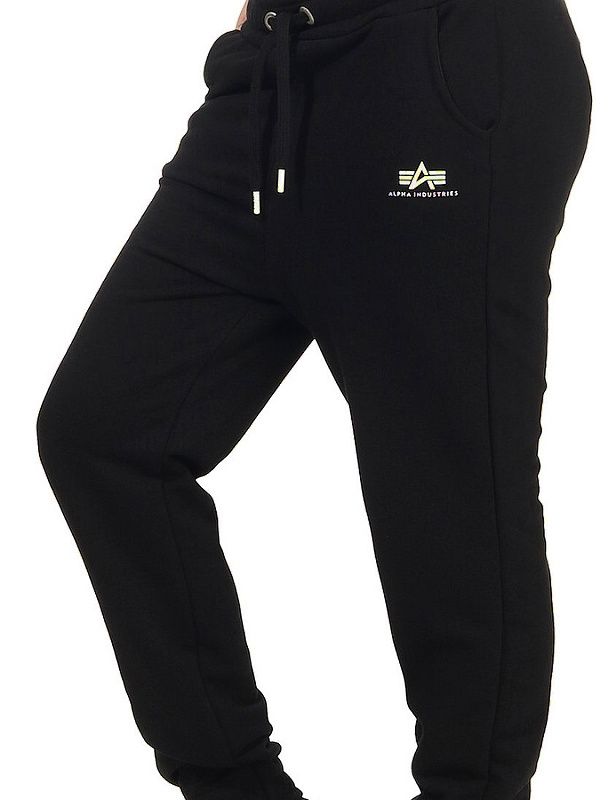 ALPHA INDUSTRIES Dámske tepláky Alpha BP Jogger - čierne (116067/03)