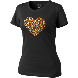 HELIKON Dámske tričko Chameleon Heart - čierne (TS-WCH-CO-01)