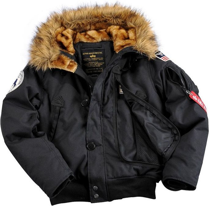 ALPHA INDUSTRIES Dámska bunda Polar Jacket SVL - čierna (158046/03)