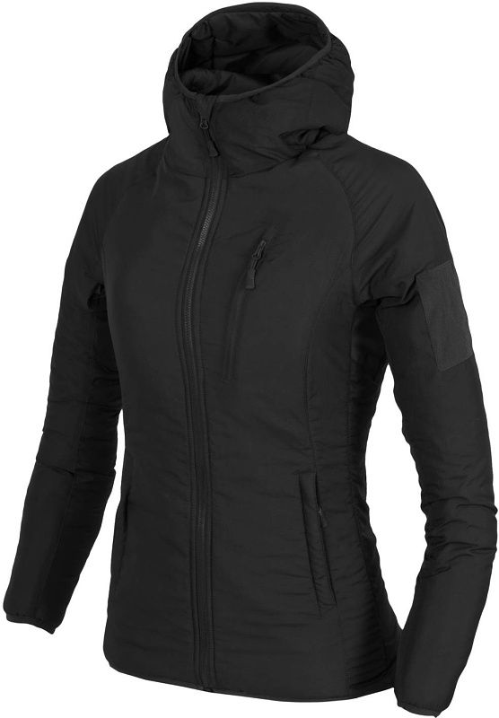 HELIKON Dámska bunda WOLFHOUND HOODIE, Climashield Apex 67g - čierna (KU-WWH-NL-01)