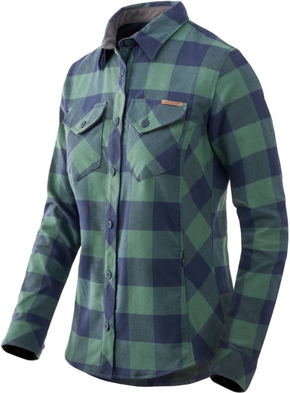 HELIKON Dámska blúza Marigold Woman's Shirt - Moss Green Checkered (KO-MWS-NS-PG)