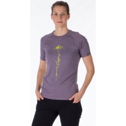 NORTHFINDER Dámske tričko MISHA - purplemelange (107504-559)