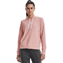 UNDER ARMOUR Dámska mikina Rival Terry Hoodie - ružová (1369855-676)