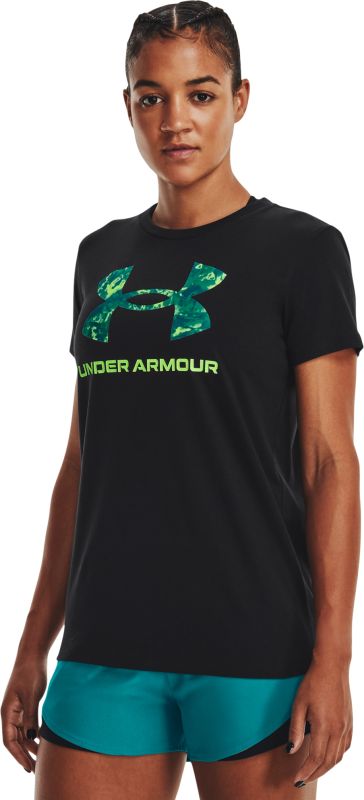 UNDER ARMOUR Dámske tričko UA Sportstyle logo SS - čierne (1356305-005)