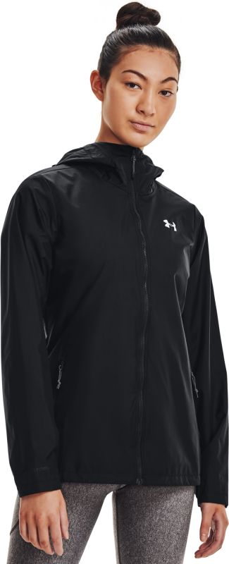 UNDER ARMOUR Dámska bunda Forefront Rain Jacket - čierna (1321443-001)