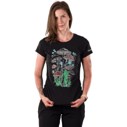 NORTHFINDER Dámske tričko TRYANNA - black (108618-269)