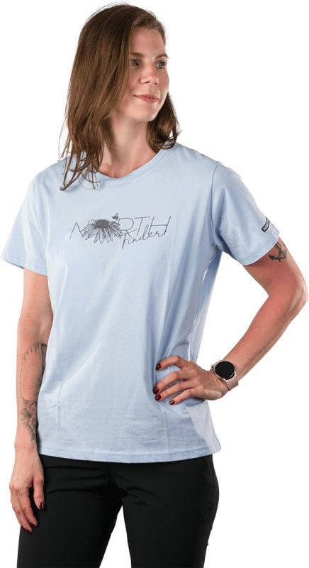 NORTHFINDER Dámske tričko RAYMUNDA - lightblue (108620-396)
