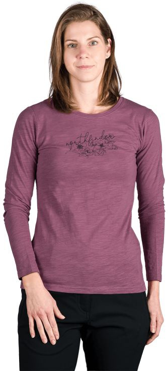 NORTHFINDER Dámske funkčné tričko ILANA - rose (108626-366)