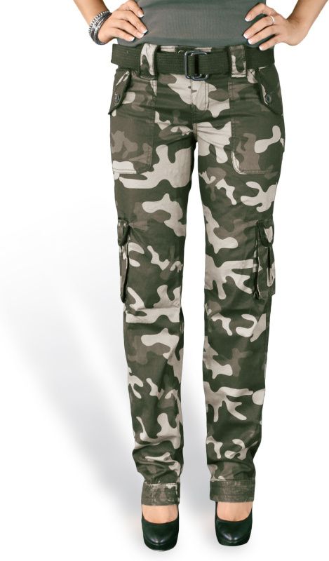 SURPLUS Dámske dlhé nohavice Premium Slimmy - black camo (33-3588-42)